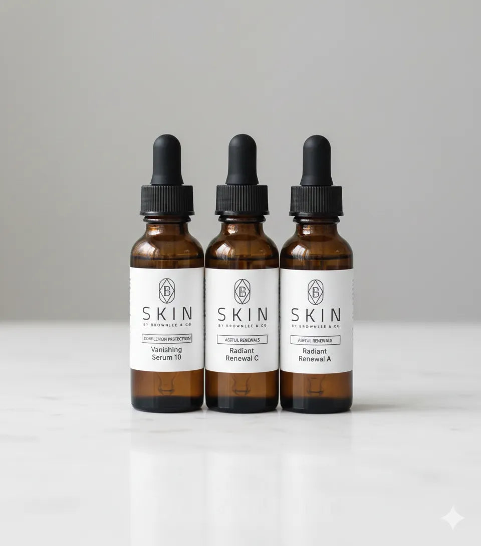 Clear Radiance Routine - Complete Dark Spot, Acne & Anti Aging System (Radiant C, Radiant A, Vanishing 10)