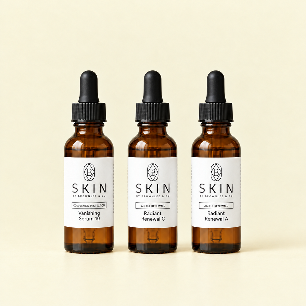 Clear Radiance Routine - Complete Dark Spot, Acne & Anti Aging System (Radiant C, Radiant A, Vanishing 10)