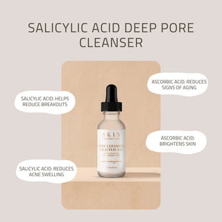 Salicylic Acid Deep Pore Cleanser – Advanced BHA Gel for Acne Control and Clear Skin - Skin by Brownlee & Co.